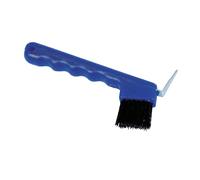 Cure-pied pour cheval avec brosse Covalliero Bleu TU