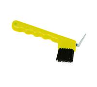 Cure-pied pour cheval avec brosse Covalliero Jaune TU
