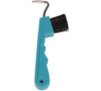 Cure-pied pour cheval avec brosse Harry's Horse Bleu TU