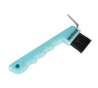 Cure-pied pour cheval avec brosse HORKA Bleu TU