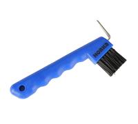 Cure-pied pour cheval avec brosse HORKA Bleu TU