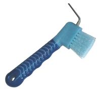 Cure-pied pour cheval avec brosse HorseGuard Bleu TU