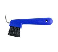 Cure-pied pour cheval avec brosse Horze Bleu TU