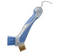 Cure-pied pour cheval avec brosse Imperial Riding Scraper Bleu TU