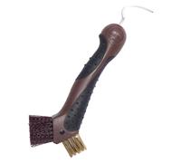Cure-pied pour cheval avec brosse Imperial Riding Scraper Marron TU