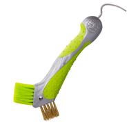 Cure-pied pour cheval avec brosse Imperial Riding Scraper Vert TU