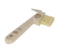 Cure-pied pour cheval avec brosse MagicBrush WaterLily Jaune TU