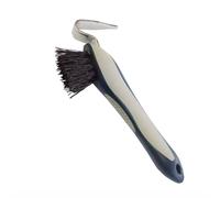 Cure-pied pour cheval avec brosse Zaldi Bleu TU