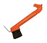 Cure-pied pour cheval avec tête de cheval Covalliero Orange TU