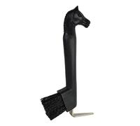 Cure-pied pour cheval avec tête de cheval York Noir TU