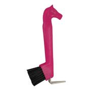 Cure-pied pour cheval avec tête de cheval York Rose TU