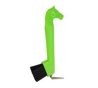Cure-pied pour cheval avec tête de cheval York Vert TU