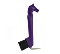 Cure-pied pour cheval avec tête de cheval York Violet TU