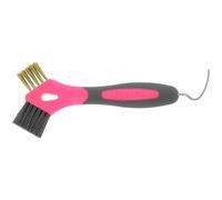 Cure-pied pour cheval en métal 3 en 1 Hippotonic Rose TU