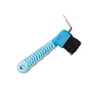 Cure-pied pour cheval gamme bicolore T de T Bleu 17,5 x 8 cm