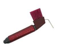 Cure-pied pour cheval je t'aime Equithème Rouge 19x6x2 cm
