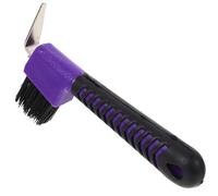 Cure-pieds Robustes pour Sabot de Cheval avec Brosse Nylon | Nettoyage Facile au Quotidien, Prise Confortable, Ne Rouille Pas, Usage Toilettage Chevaux Couleur Aléatoire