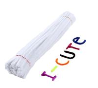 Cure-Pipe Nettoyeur de tuyaux à tiges de Chenille, 100 pièces, bâton en peluche for enfants, jouets éducatifs for enfants, matériaux artistiques faits à la main, fournitures artisanales de bricolage p