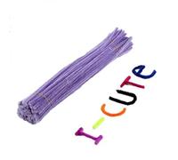 Cure-Pipe Nettoyeur de tuyaux à tiges de Chenille, 100 pièces, bâton en peluche for enfants, jouets éducatifs for enfants, matériaux artistiques faits à la main, fournitures artisanales de bricolage p