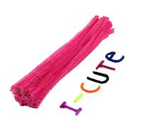 Cure-Pipe Nettoyeur de tuyaux à tiges de Chenille, 100 pièces, bâton en peluche for enfants, jouets éducatifs for enfants, matériaux artistiques faits à la main, fournitures artisanales de bricolage p