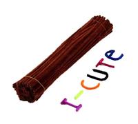 Cure-Pipe Nettoyeur de tuyaux à tiges de Chenille, 100 pièces, bâton en peluche for enfants, jouets éducatifs for enfants, matériaux artistiques faits à la main, fournitures artisanales de bricolage p