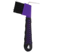 Cure-sabot Cheval avec Brosse, Prise Confortable, Nylon, Usage Quotidien | Outil Combiné pour Nettoyage des Sabots, Nettoyage Facile, Ne Rouille Pas, pour Chevaux Couleur Aléatoire