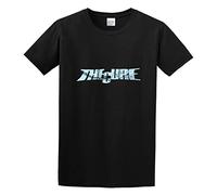Cure The Logo Fashion T Shirt for Men Black M