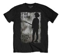 Rock Off Trade T-shirt Cure - the - Boys Don't Cry Noir et Blanc Unisexe L