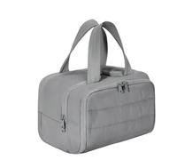 Cureaway Travel Cosmetic Bag, Cureaway, Large Capacity Wide-Open Travel Cosmetic Bag, 4-in-1 Waterproof Multi-Functional Toiletry for Women (Gray)
