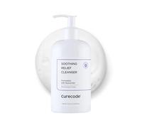 CURECODE Nettoyant apaisant et moussant doux qui encourage la céramide, Microbiome Science apaise les peaux sensibles et sèches, renforce la barrière cutanée réparatrice (250 ml)
