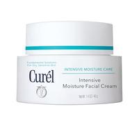 Curél Intensive Moisture Face Moisturizer Lotion Crème hydratante visage pour peaux sèches et sensibles Anti-âge Sans parfum Crème hydratante anti-rides 40 ml