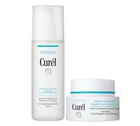 Curél - Soin Hydratant Intensif - Contenu : Essence Hydratante 150 ml + Crème Visage 40 g - Avec Ceramides - Peaux Sèches et Sensibles