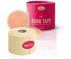 CureTape Boob Tape bande adhésive remonte-sein teinte Beige 5 m