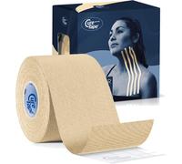 CureTape Gentle bande de kinésiologie pour peaux sensibles coloration Beige 5 m
