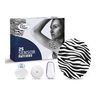 CureTape Patches ART - Capteurs Plâtres - Zebra - Plâtres pour Freestyle Libre, Dexcom et Medtronic Guardian Capteurs - 20 pièce(s)