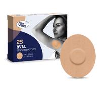 CureTape Patches - Plâtres Capteurs - Beige - Plâches pour Freestyle Libre, Dexcom et Medtronic Guardian Capteurs - 20 pièce(s)