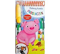 Curieux du monde Piglet Livre de coloriage à l'eau (Buch auf Polnisch)