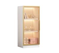 Curio Vitrine avec portes en verre, vitrine d'appoint pour objets de collection, étagère d'angle pour salon