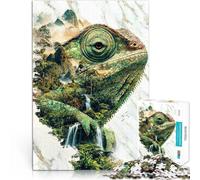 Curiosité camouflée Puzzles 1000 pièces pour Adolescents Cadeaux de Jeux stimulants Car C'est Un pour Toute la Famille 38x26cm