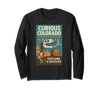 Curious Colorado Chemise Dino Fossil Science Espace Découvrir Manche Longue