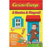Curious George – DVD – Coffret 3 films et playset
