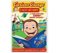 Curious George – Une journée à la bibliothèque – DVD – Dolby – Sous-titré – Format panoramique
