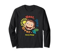 Curious George Best Day Ever Smile Manche Longue