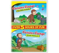 Curious George: Fun with Animals/Outdoors – DVD – Pack de 2