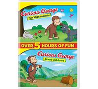 Curious George: Fun With Animals/Great Outdoors [Dvd] 2 Pack