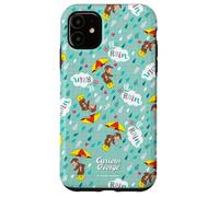 Curious George Hello Rain All Over Print Coque pour iPhone 11
