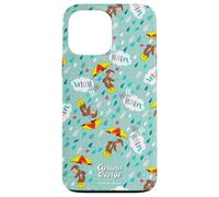 Curious George Hello Rain All Over Print Coque pour iPhone 13 Pro Max