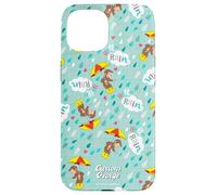 Curious George Hello Rain All Over Print Coque pour iPhone 15