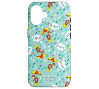 Curious George Hello Rain All Over Print Coque pour iPhone 16