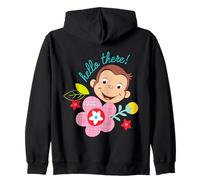 Curious George Hello There Spring Bloom Sweat à Capuche